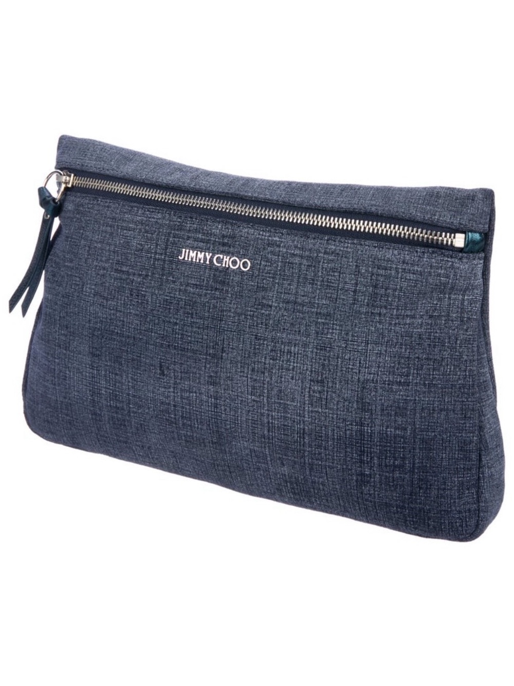 Jimmy choo denim clutch